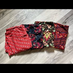 Assorted LuLaRoe leggings, size TC
